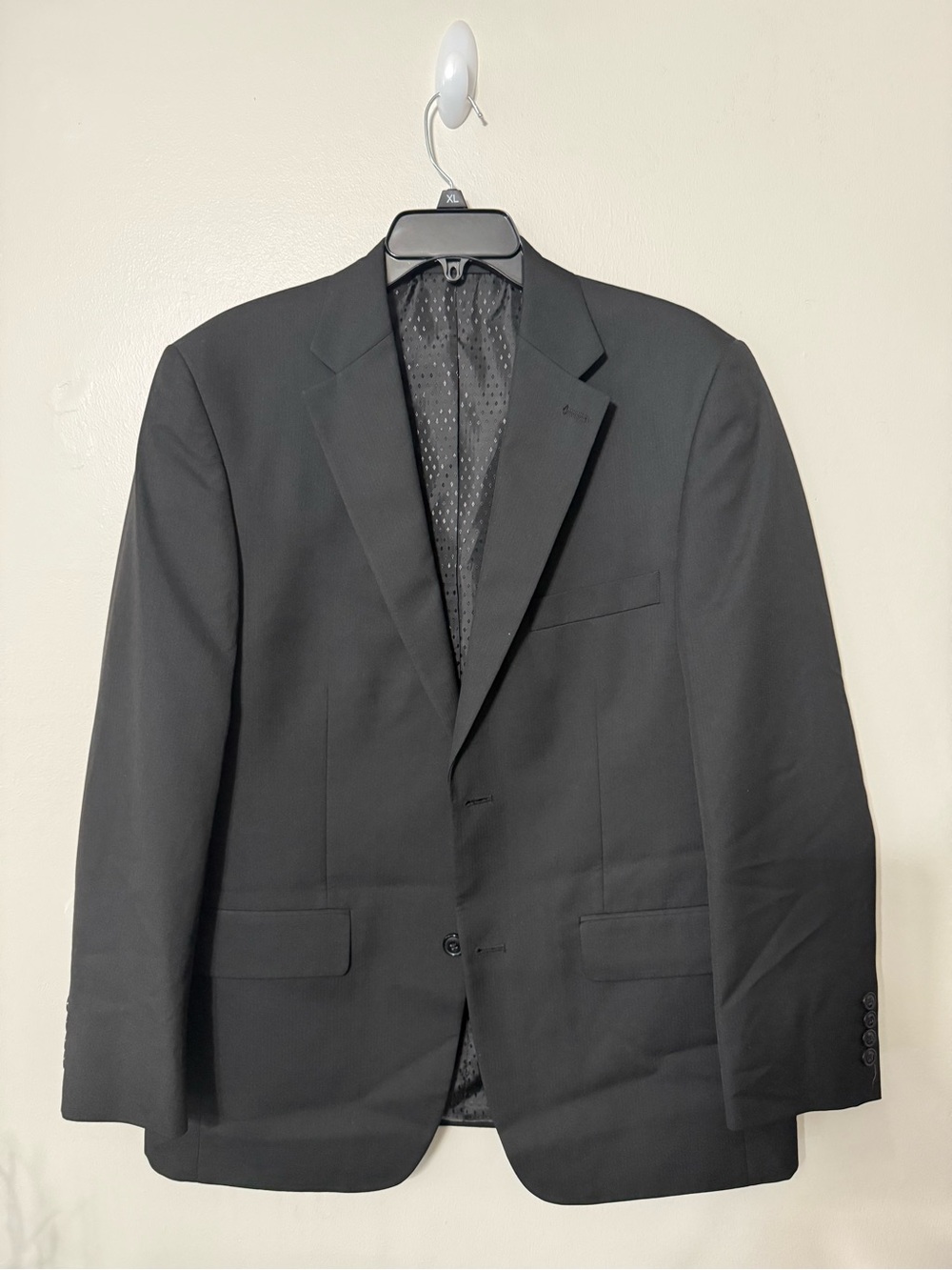 Haggar Men's Black Two-Button Sport Coat